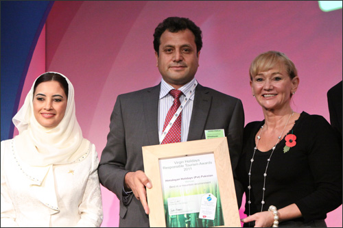 Najeeb Ahmad Khan Responsible Tourism Award winner